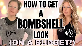 FRUMPY TO FABULOUS TRANSFORMATION- Complete Bombshell Look On A Budget! (OVER 40)