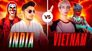 Vietnam Chapri l Crying 😭  against Smooth & Tufan 😂 In 4 vs 4 Battle - Garena Free Fire