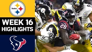 Steelers vs. Texans | NFL Week 16 Game Highlights