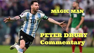 Messi the Magic Man | Goal with Peter Drury Commentary ♥️