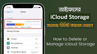 How To Delete/Manage iCloud Storage on iPhone/iPad/Mac | আইফোনের আইক্লাউড স্টোরেজ খালি করবেন যেভাবে