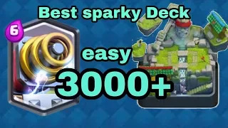 Best Sparky Deck!!EASY WIN!!Clash Royale -Trophy Pushing 3000+