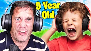 Trolling Streamer As a FAKE 9 Year Old! (Voice Changer)