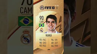Kaká Fifa Evolution! 🥶🇧🇷 #shorts