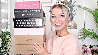 UNBOXING MAY/JUNE BEAUTY SUBSCRIPTION BOXES 2020 / Glossybox, Look Fantastic, Birchbox, Roccabox