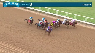 Senor Buscador wins the San Diego Handicap (Gr.II) race 8 at Del Mar 7/29/23.