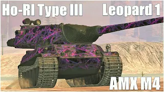 AMX M4 mle.54, Ho-Ri Type III & Leopard 1 ● WoT Blitz