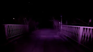 Crossing Goatman's Bridge alone at night