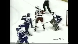 Maple Leafs - Red Wings hits, roughs, and goals 4/12/88