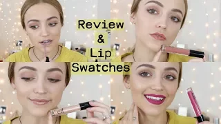 NEW e.l.f Liquid Lipsticks & Plumping Glosses | LIP SWATCHES / REVIEW