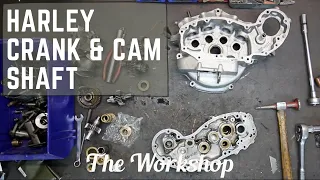 Crank shaft end float check & Cam shaft bearing removal - Harley Davidson WLA / ep134