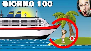 SOPRAVVIVERE 100 GIORNI in UN ISOLA DESERTA?! | Johnny's Island
