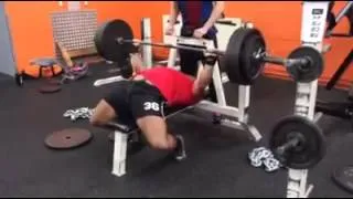 3x 170kg RAW bench press