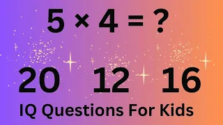 Mind Trick Questions With Answers Part 8 | Educational Video | IQ Questions For Kids With Answers