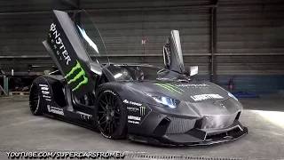 Liberty Walk Lamborghini Aventador w/ Fi Exhaust!