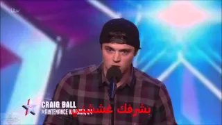 Britain's got talent-Craig Ball imitating cartoons characters and other/HD😂 (wrecking ball)