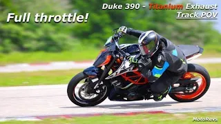 Duke 390 passes EVERYONE at the track! | Highlights