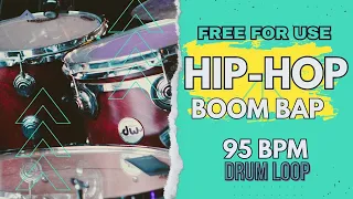 [Free For Use] 95 BPM Hip-Hop Boom Bap DRUMS