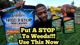 How To Kill Weeds and Keep Weeds Away Using Spectracide Weed Stop For Lawns