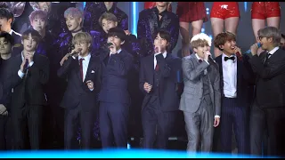 191227 KBS 가요대축제 - 엔딩 ENDING STAGE 방탄소년단 BTS FANCAM