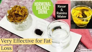 Rujuta Diwekar Mam suggested SAFFRON & RAISINS WATER|HORMONAL BALANCE DRINK