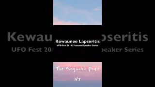 Shaman Cosmiq | Kewaunee Lapseritis discusses The Sasquatch People (1/7)