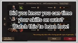 Did you know you can time your skills in auto? | Dragonheir