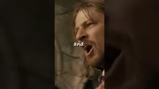 Sean Bean refuses to ride helicopters during LOTR... #shorts #boromir #lordoftherings #peterjackson