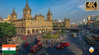 𝐌𝐮𝐦𝐛𝐚𝐢, 𝐈𝐧𝐝𝐢𝐚🇮🇳 The Most Prosperous Megacity in India (4K HDR)