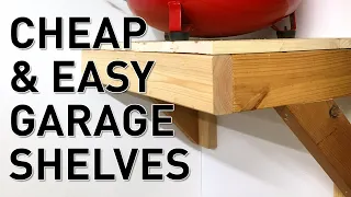 Build Quick Easy Inexpensive Garage Shelves