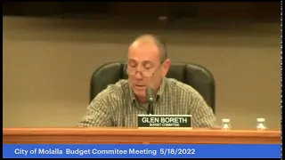 City of Molalla Budget Committee Meeting  5/18/2022