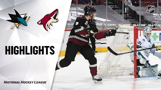 Sharks @ Coyotes 3/26/21 | NHL Highlights