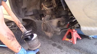 How to replace a front Hub & Axle 99-04 Grand Chreokee