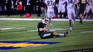 Baylor kicker gets de-cleated.