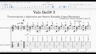 Vals fácil #3 por Santos E. López Bar