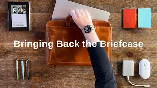 Bringing Back the Briefcase | Pack With Me | Trying Out a New Watch