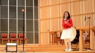 O Holy Night by Glee Cast cover by Raissa jei (7yo)