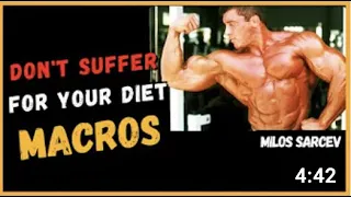 Milos Sarcev - If It Fits Your Macros ? No Need to Suffer 4 Your Diet