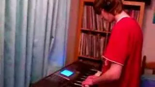 DJ Braderz playing live keyboard on Pressure Radio