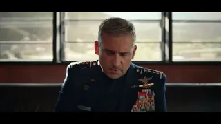 Space Force S01E01 - Plastic button covers Cast: Steve Carell and John Malkovich