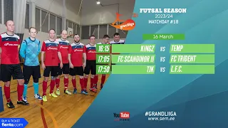 Grandliiga 2B Futsal 2023/24 (16-Mar-24) live stream