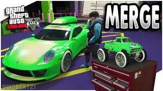 GTA 5 Working Solo F1 Benny Wheels Merge Glitch How To Merge Car To RC Glitch XBOX PS4 PS5