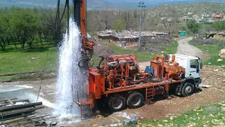 Incredible Modern Fastest Borewell Drilling Machines - Amazing Construction Equipment Technology