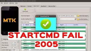 SP Flash Tool - BROM ERROR:S_BROM CMD STARTCMD FAIL 2005 - Possible reasons .. Возможные причины ..