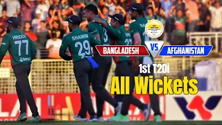 All Wickets || Bangladesh vs Afghanistan || 1st T20i || Afghanistan tour of Bangladesh 2023