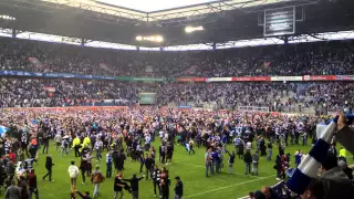 MSV Duisburg 3:1 Holstein Kiel 16.5.2015 Feier nach dem Aufstieg