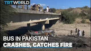 Deadly bus crash in Pakistan's Balochistan province