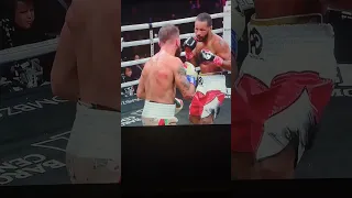 Caleb plant knock out win🔥#shorts#sports