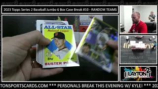 2023 Topps Series 2 Baseball Jumbo 6 Box Case Break #10