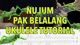 Nujum Pak Belalang Ukulele Tutorial Mudah Dengan Tab | P. Ramlee